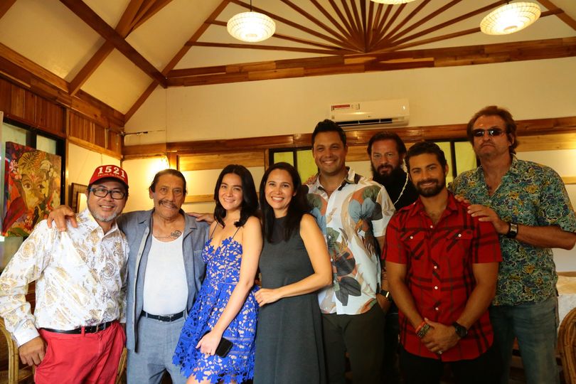 The cast of 1521, from lrft to right: Francis B. Lara Ho (producer); Danny Trejo; Bea Alonzo; Maricel Laxa-Pangilinan; Michael Copon; Costas Mandylor; Hector David Jr.; and Terry Amos.